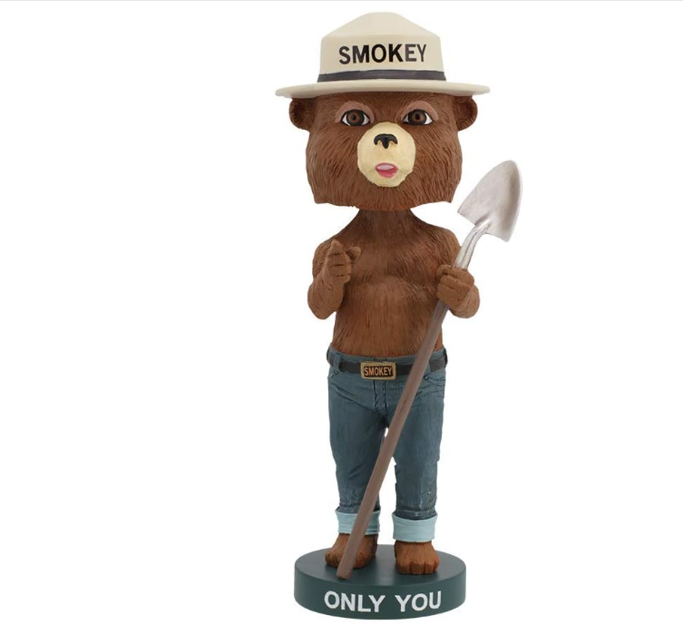 Smokey Bear Bobblehead | Yellowstone Forever