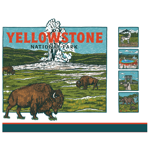 イエローストーン　旧ボトル　オールドボトル Yellowstone Vintage Water Bottle | Yellowstone Forever