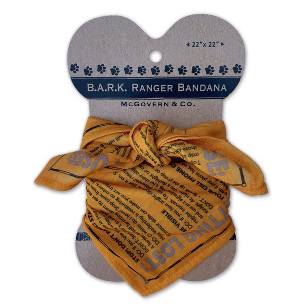 BARK Ranger Bandana | Yellowstone Forever