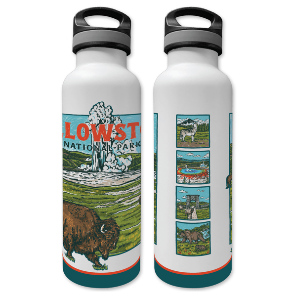 Yellowstone Vintage Water Bottle | Yellowstone Forever