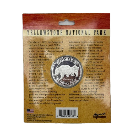 【希少】イエローストーン サイン入りハンドセレクテッド Yellowstone Yellowstone Collectible Coin | Yellowstone Forever